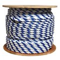 Kemp Usa Premium 600' Of Polypropylene Rope, 3/4" - Royal Blue/White 10-234-ROY/WHT-3/4